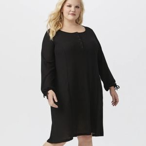 Meri Skye Bethany Waffle Knit A-Line Dress